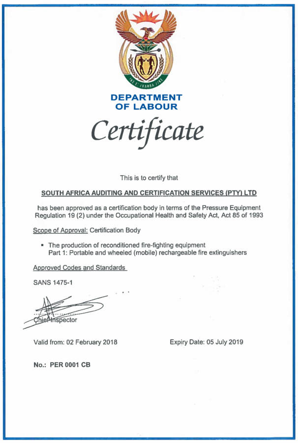 Certificate20181 SACAS